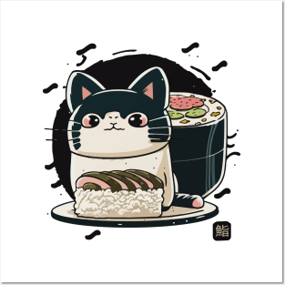 Sushi Cat Posters and Art